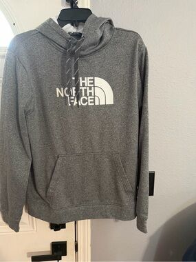 The North Face Men’s Gray Logo Hoodie